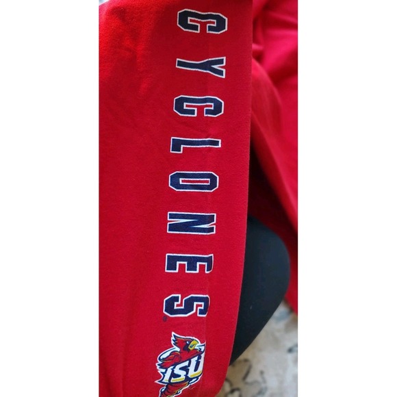 Vintage Iowa State Long Sleeve Mens College Cyclones University Mascot NCAA S/M - Picture 4 of 10